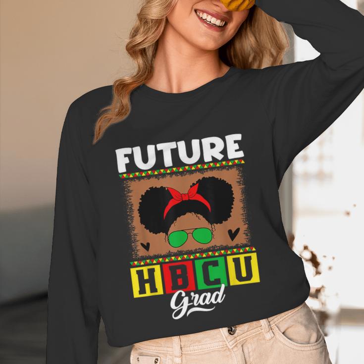 Future HBCU Grad HBCU Tomorrow Girl Graduation Kids Unisex Long Sleeve T-Shirt
