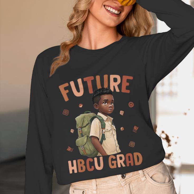 Future HBCU Grad History Month Graduation Boys Kids Unisex Long Sleeve T-Shirt
