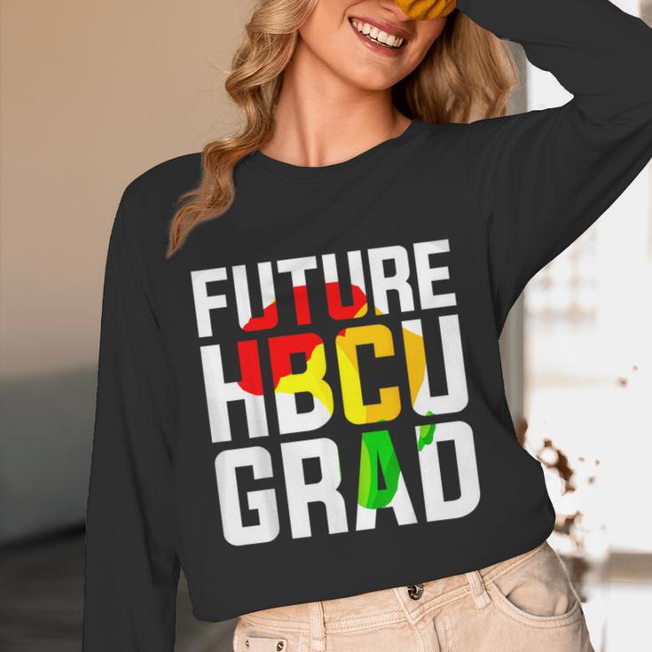Future HBCU Graduate Afro Girls College Graduation Unisex Long Sleeve T-Shirt