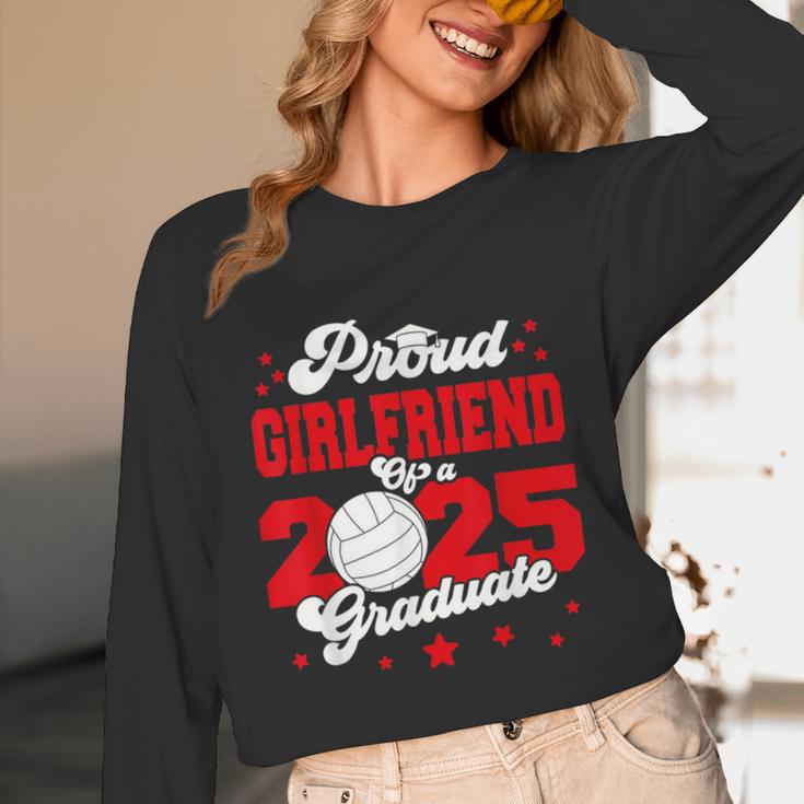 Girlfriend Of a 2025 Graduate Prom Graduation 25 VolleyBall Unisex Long Sleeve T-Shirt
