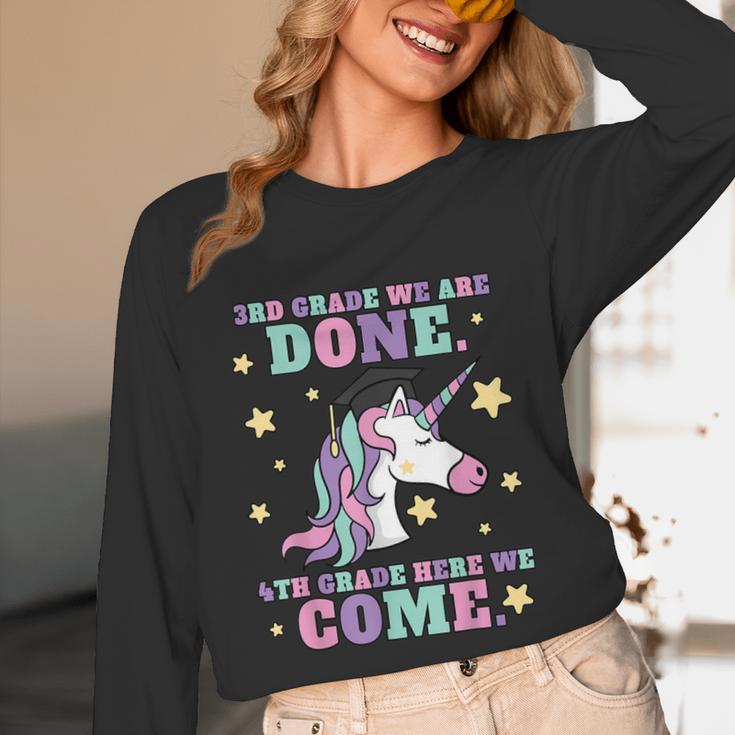 Girls 3rd Grade Graduation Magical Unicorn Unisex Long Sleeve T-Shirt