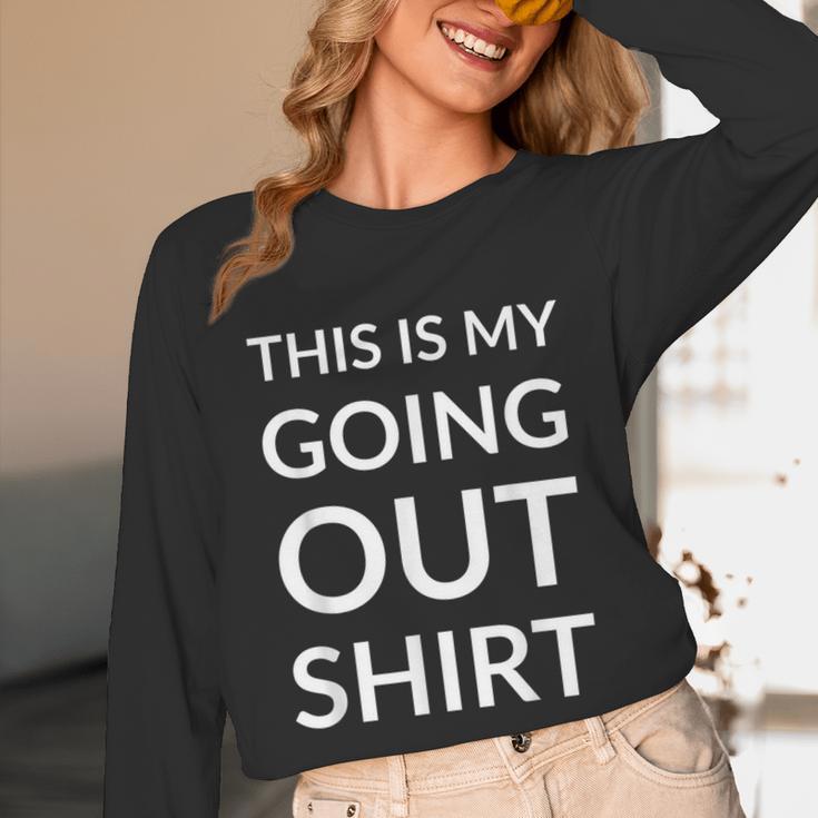 This Is My Going Out Sarcastic Introvert Unisex Long Sleeve T-Shirt