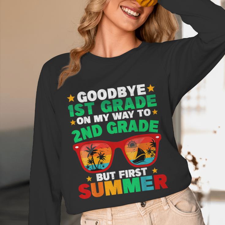 Goodbye 1st Grade First Summer Graduation Last Day Boys Unisex Long Sleeve T-Shirt