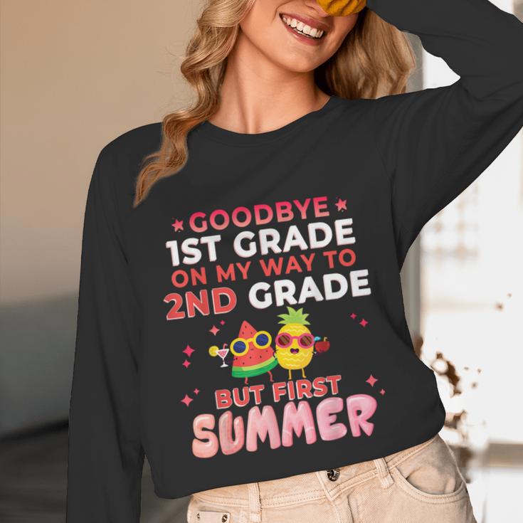 Goodbye 1st Grade Graduation To 2nd Grade Hello Summer Unisex Long Sleeve T-Shirt