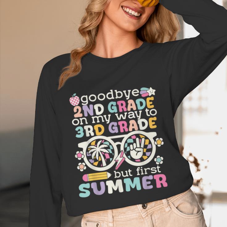 Goodbye 2nd Grade Graduation To 3rd Grade But First Summer Unisex Long Sleeve T-Shirt