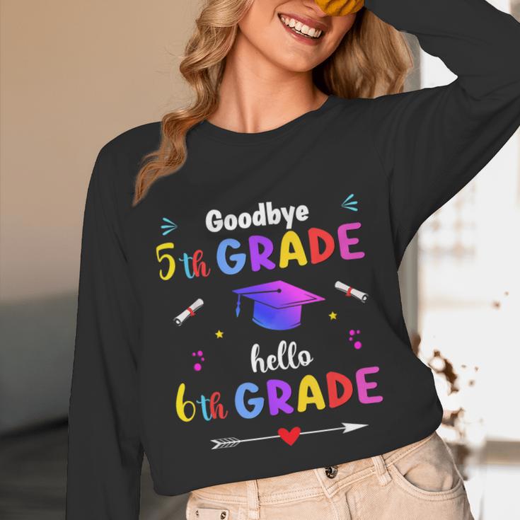 Goodbye 5th Grade Graduation Class Of 2023 Hello 6th Grade Unisex Long Sleeve T-Shirt