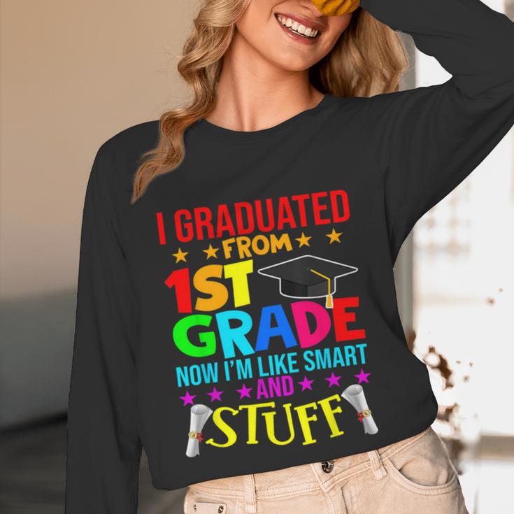 I Graduated From 1st Grade Graduation Matching Student Unisex Long Sleeve T-Shirt
