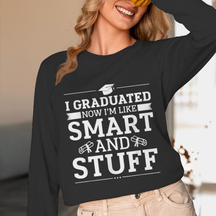I Graduated College High School Graduation Senior Unisex Long Sleeve T-Shirt