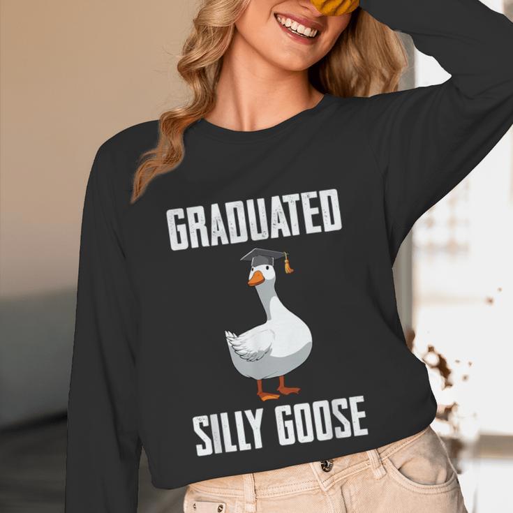 Graduated Silly Goose Student Graduation 2026 Grad Unisex Long Sleeve T-Shirt