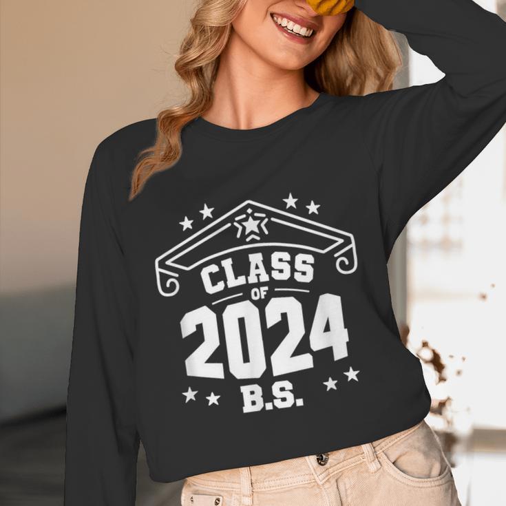 Graduation BS Class Of 2024 Grad Congratulations Graduate Unisex Long Sleeve T-Shirt