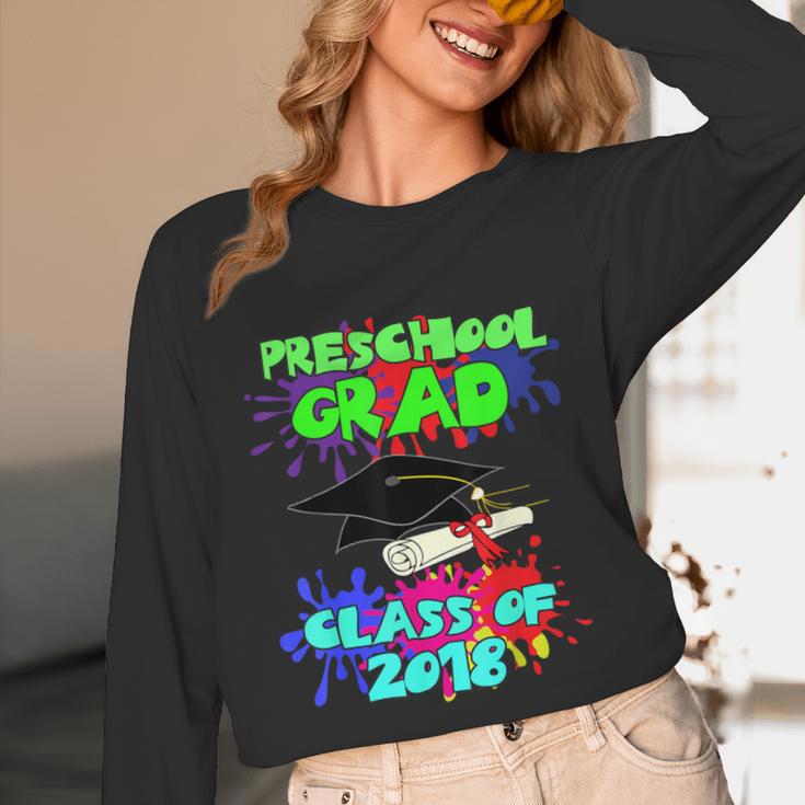 Graduation Class 2018 Cap Gown Shirt Preschool Graduate Unisex Long Sleeve T-Shirt