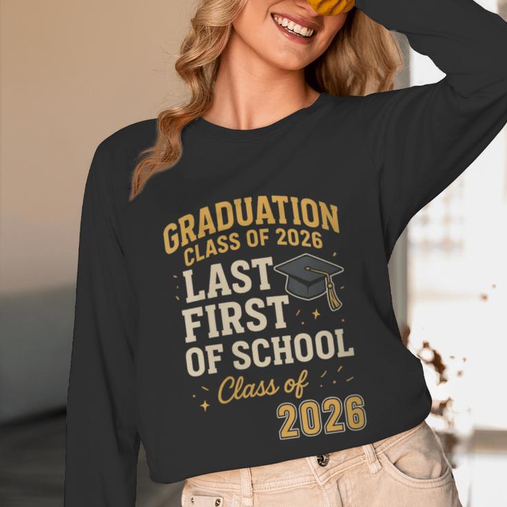 Graduation Class Of 2026 My Last First Day Of School Senior Unisex Long Sleeve T-Shirt