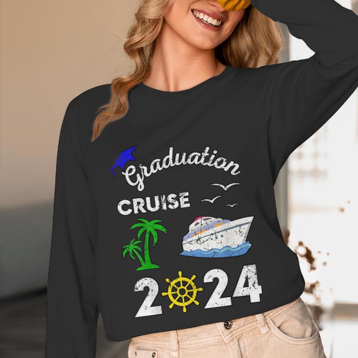 Graduation Cruise 2024 Ship Boat Vacation Summer Vacation Men Women Kids Unisex Long Sleeve T-Shirt