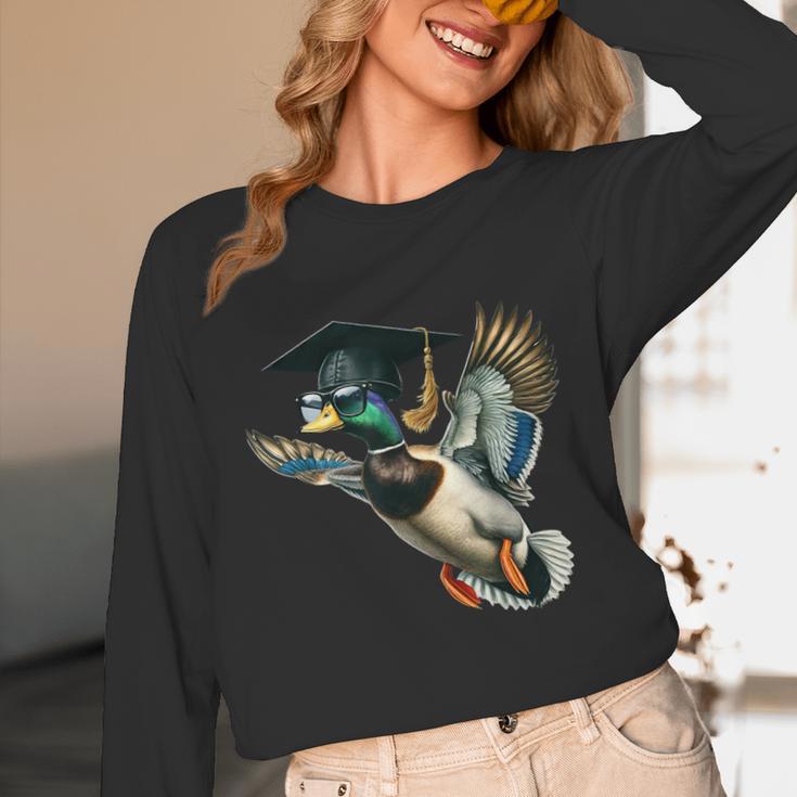 Graduation Mallard Duck Hunter Hunting Season Grad Hunting Unisex Long Sleeve T-Shirt