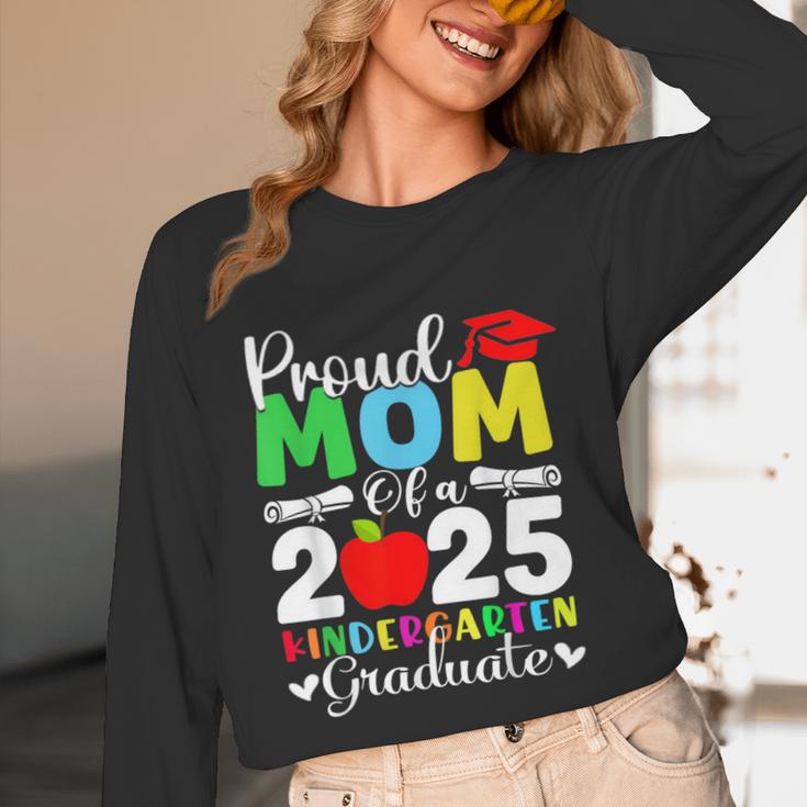 Graduation Proud Mom Of 2025 Kindergarten Graduate Unisex Long Sleeve T-Shirt