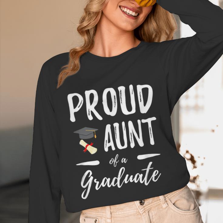 Graduation Shirt 2018 Proud Aunt Of a Graduate Unisex Long Sleeve T-Shirt