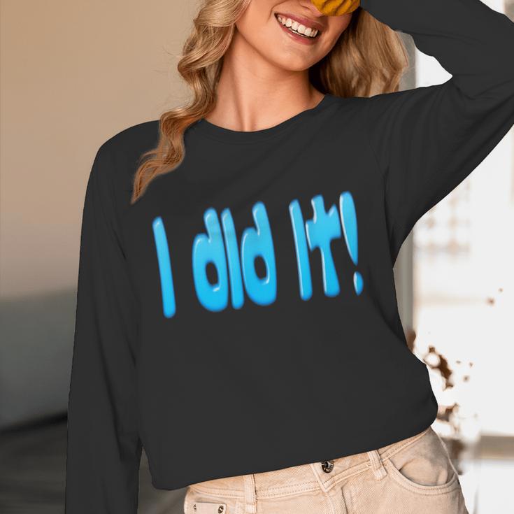 I Did It Graduation Shirt For Graduates And Proud Parents Unisex Long Sleeve T-Shirt