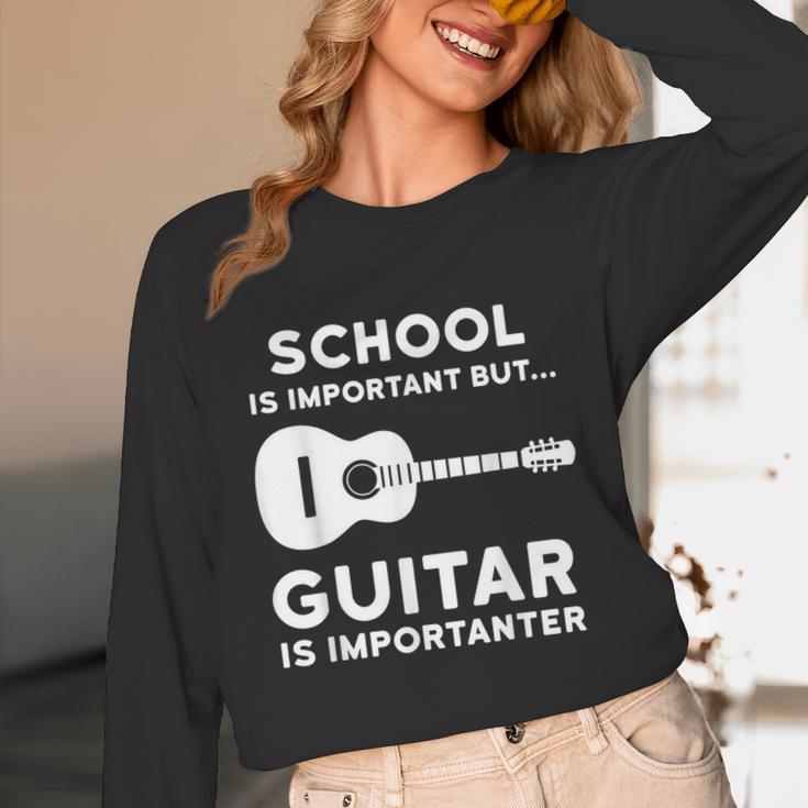 Graduation Shirt For Guitar Players & Band Member Unisex Long Sleeve T-Shirt