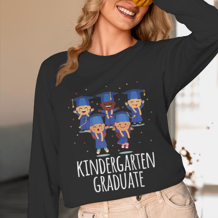 Graduation Shirt Kindergarten Graduate Tshirt Unisex Long Sleeve T-Shirt