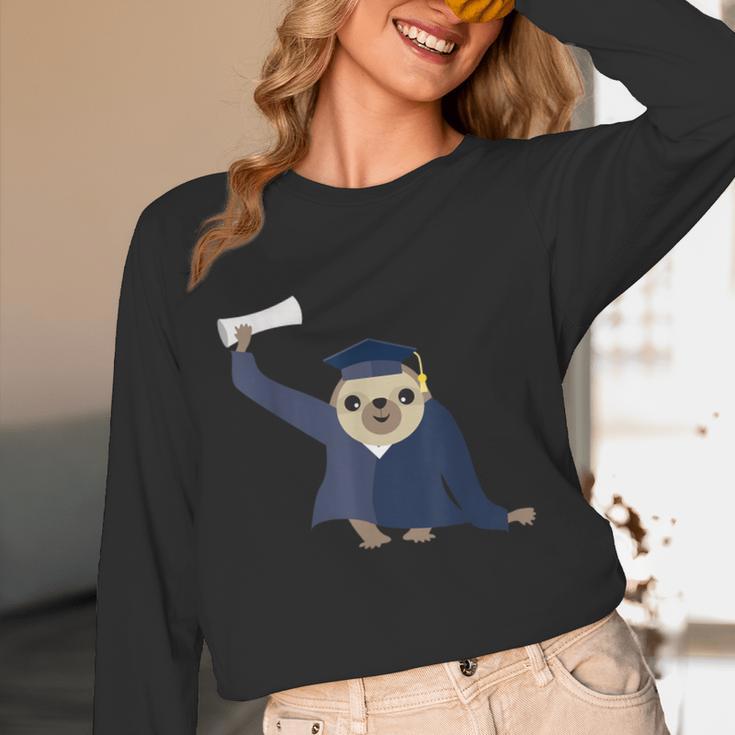 Graduation Sloth Lover T-Shirt Class Of 2019 Unisex Long Sleeve T-Shirt