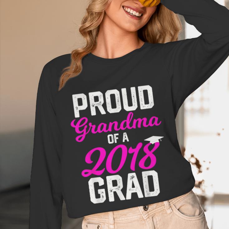 Grandma Graduation Shirt 2018 High School College Grad Unisex Long Sleeve T-Shirt