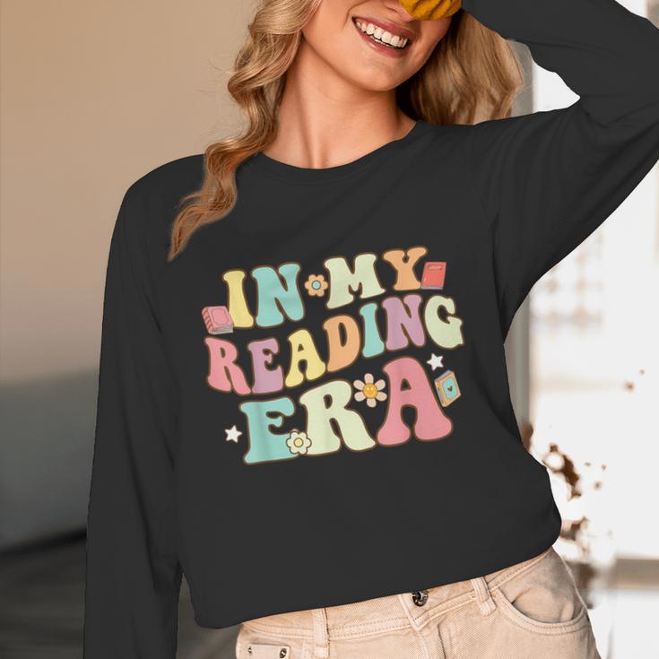 Groovy In My Reading Era Read Book Reader Reading Unisex Long Sleeve T-Shirt
