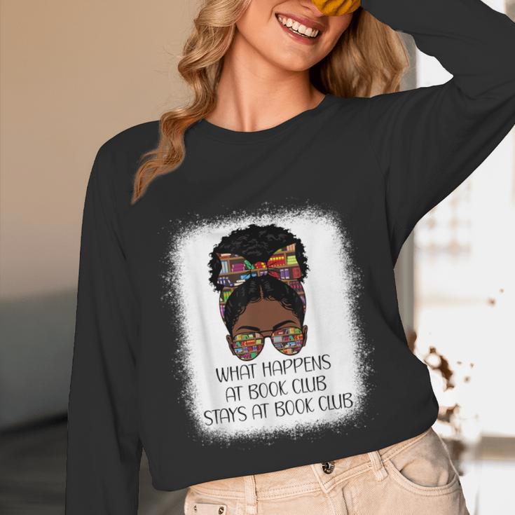 What Happens At Book Club Stays At Book Club Black Women Unisex Long Sleeve T-Shirt