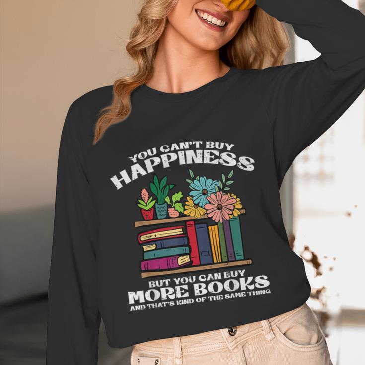 Happiness More Books Read Reading Librarian Men Women Kids Unisex Long Sleeve T-Shirt Happiness More Books Read Reading Librarian Men Women Kids Unisex Long Sleeve T-Shirt
