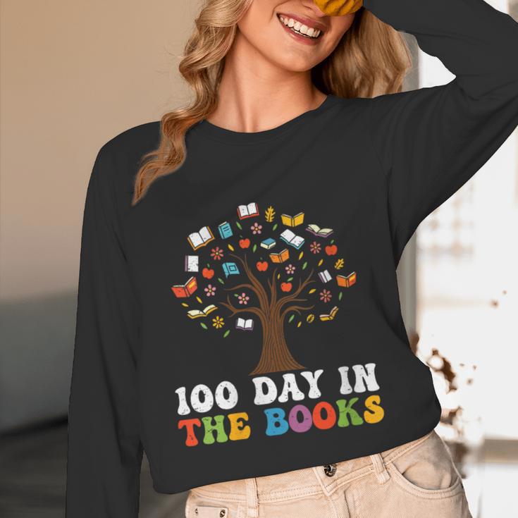 Happy 100 Days In The Books Reading Celebration Graphic Tees Unisex Long Sleeve T-Shirt