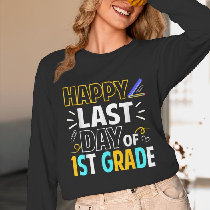 Happy Last Day Of 1st Grade Shirt Cutie Graduation Unisex Long Sleeve T-Shirt