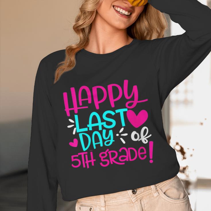 Happy Last Day Of Fifth 5th Grade Teacher Student Graduation Unisex Long Sleeve T-Shirt
