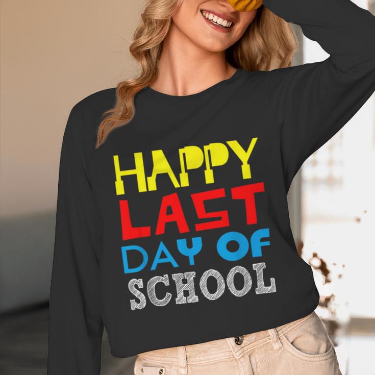 Happy Last Day Of School Graduation Teachers Student Unisex Long Sleeve T-Shirt