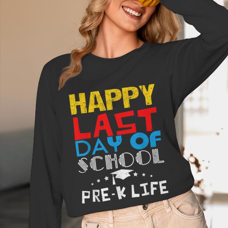 Happy Last Day Of School Pre-K Life Graduation T-Shirt Unisex Long Sleeve T-Shirt