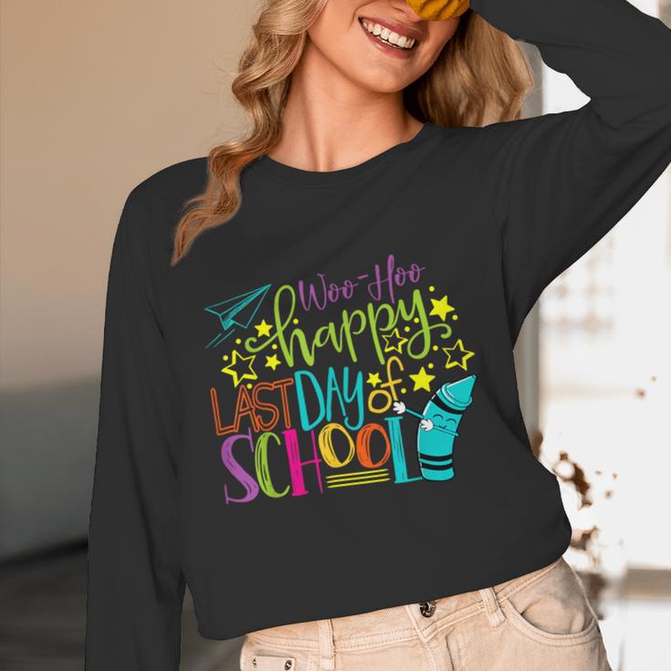 Happy Last Day Of School Student Teacher Graduation Unisex Long Sleeve T-Shirt