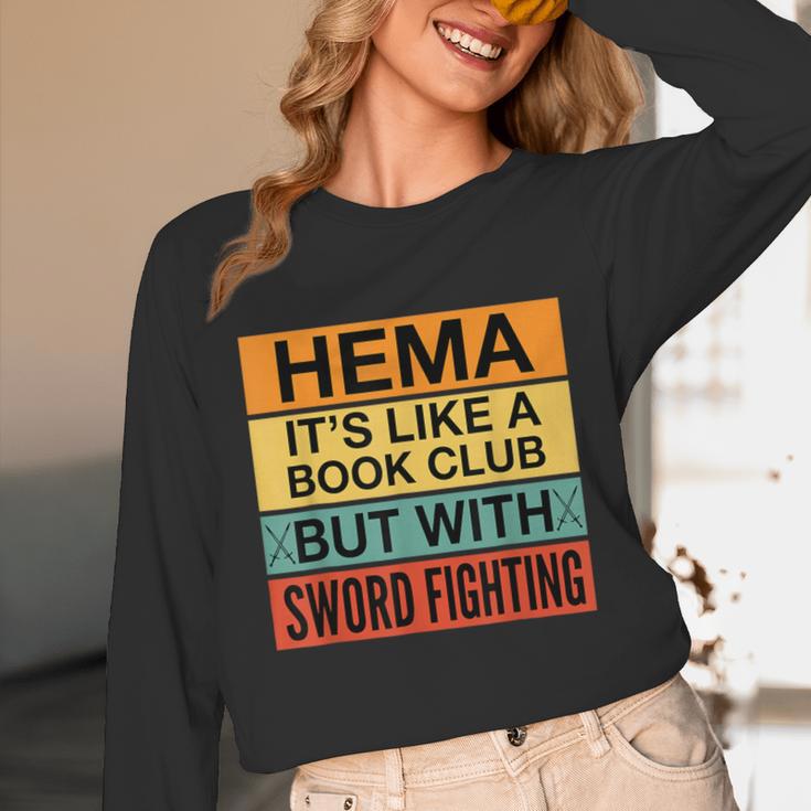 Hema Definition Like A Book Club With Swords Unisex Long Sleeve T-Shirt Hema Definition Like A Book Club With Swords Unisex Long Sleeve T-Shirt