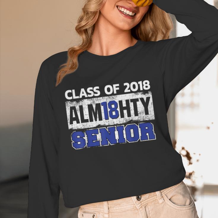 High School Graduation 2018 T-Shirt For Senior Alm18hty Unisex Long Sleeve T-Shirt