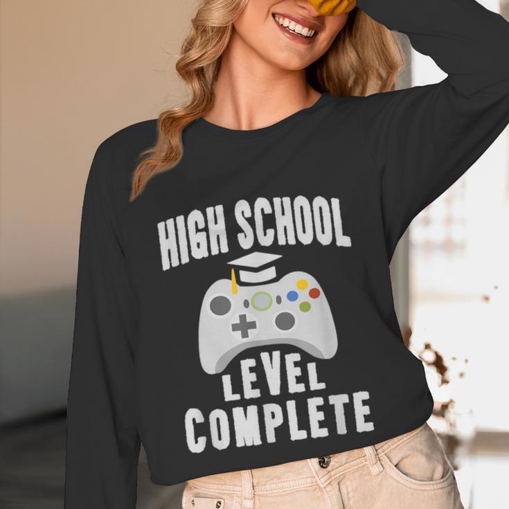 High School Graduation Shirt Gamer Graduation Unisex Long Sleeve T-Shirt