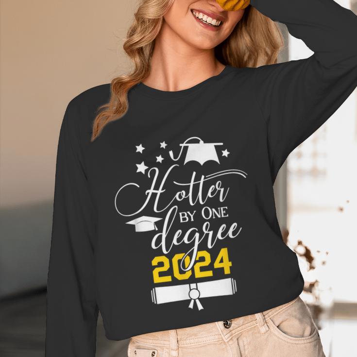Hotter By One Degree Senior 2024 Class Of 2024 Graduation Unisex Long Sleeve T-Shirt