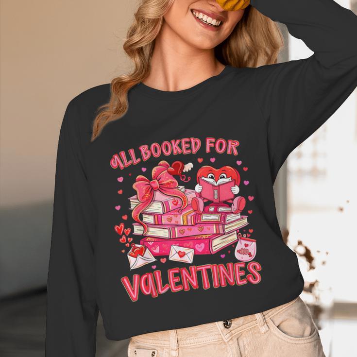 HUGvyn All Booked For Valentines Teacher Book Reading Heart Unisex Long Sleeve T-Shirt HUGvyn All Booked For Valentines Teacher Book Reading Heart Unisex Long Sleeve T-Shirt