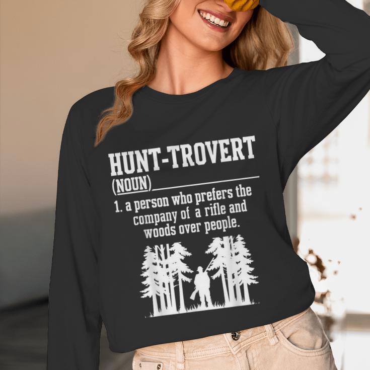 Huntrovert Introvert Hunting Unisex Long Sleeve T-Shirt Huntrovert Introvert Hunting Unisex Long Sleeve T-Shirt