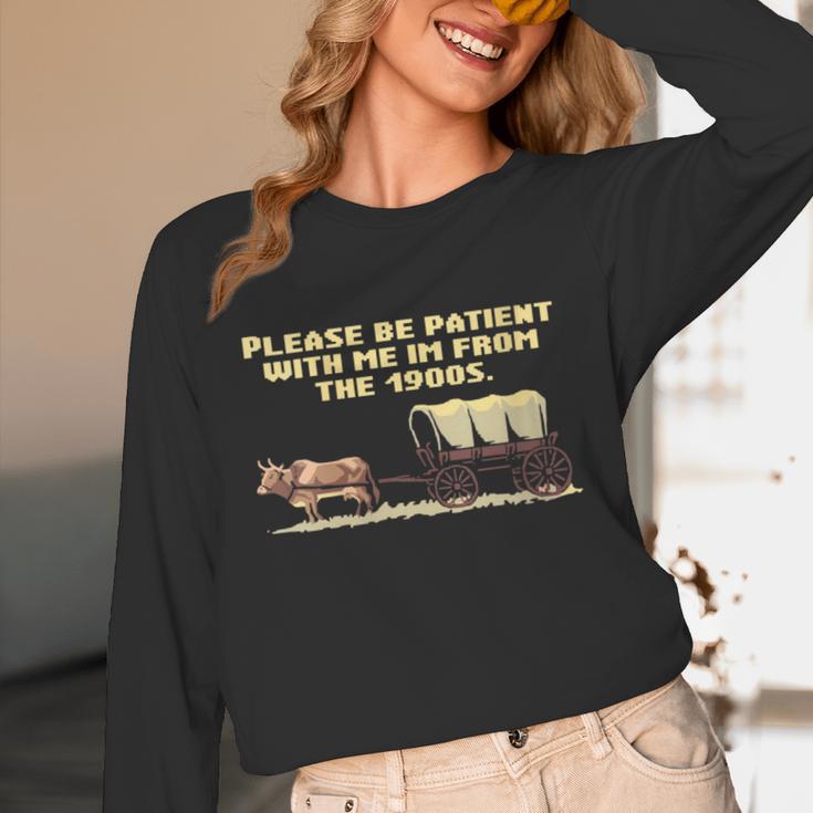 I'm From The 1900s Retro Wagon Unisex Long Sleeve T-Shirt