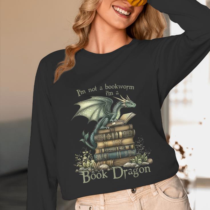 I'm Not A Bookworm I'm A Book Dragon Unisex Long Sleeve T-Shirt