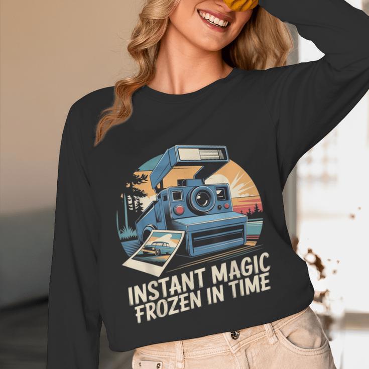 Instant Magic Frozen In Time Retro Camera Nostalgia Unisex Long Sleeve T-Shirt