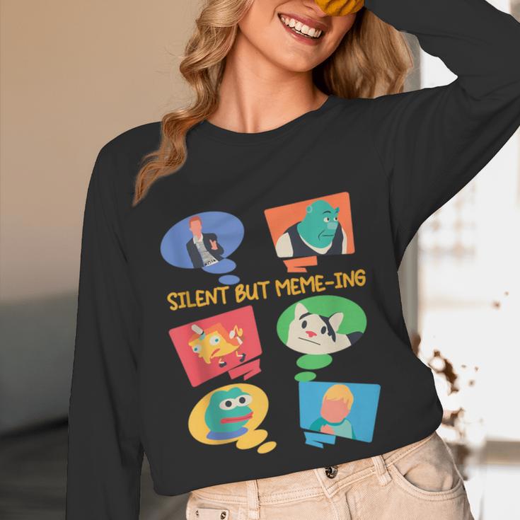 Introvert Anti People Antisocial Social Media Meme Lovers Unisex Long Sleeve T-Shirt