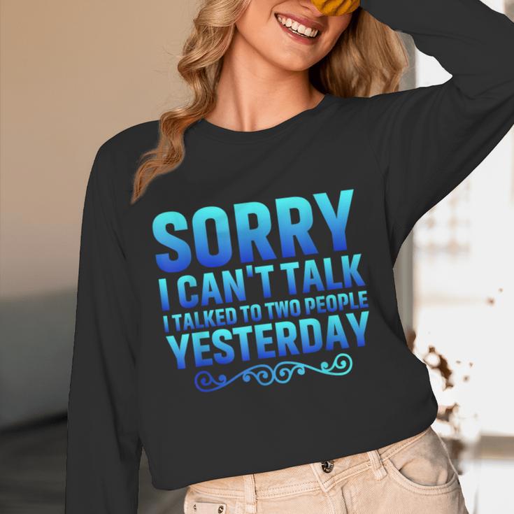 Introvert Antisocial Sarcasm Introverts Anti Social Unisex Long Sleeve T-Shirt