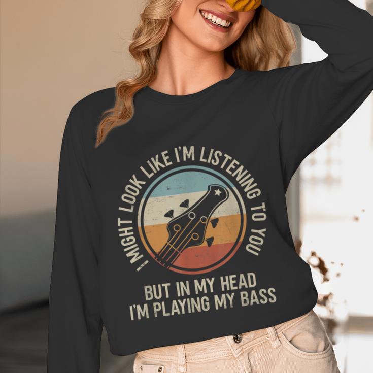 Introvert Bass Guitarist Musician Playing Bass Guitar Unisex Long Sleeve T-Shirt Introvert Bass Guitarist Musician Playing Bass Guitar Unisex Long Sleeve T-Shirt