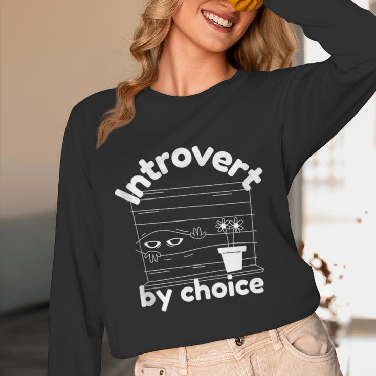 Introvert By Choice Unisex Long Sleeve T-Shirt