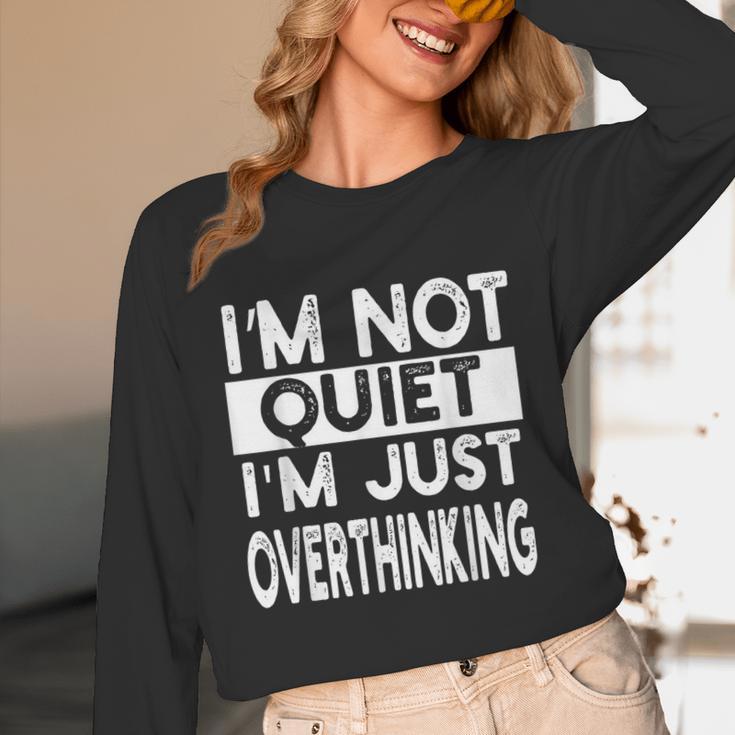 Introvert Quote Unisex Long Sleeve T-Shirt