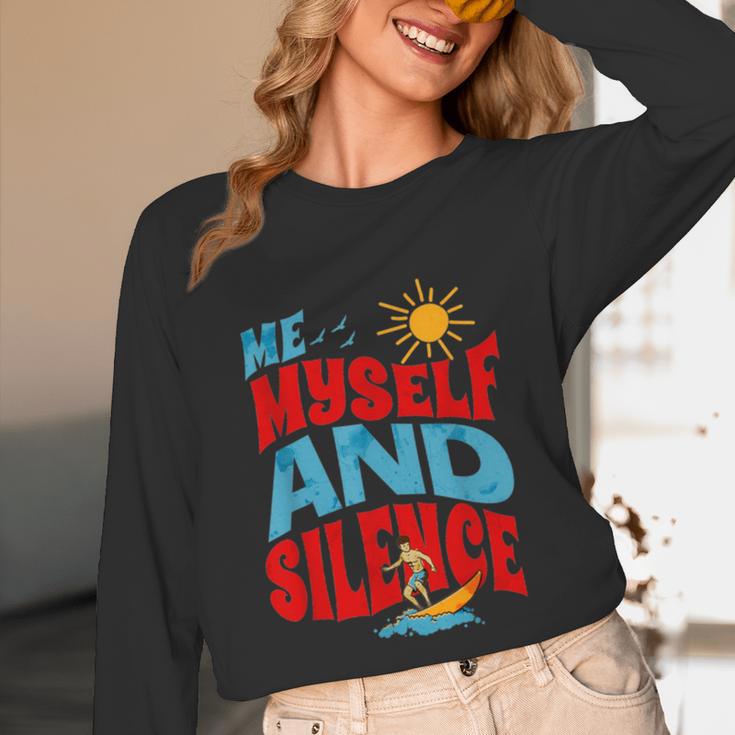 Introvert Relaxation Me Myself And Silence Summer Vacation For Men Women Unisex Long Sleeve T-Shirt Introvert Relaxation Me Myself And Silence Summer Vacation For Men Women Unisex Long Sleeve T-Shirt