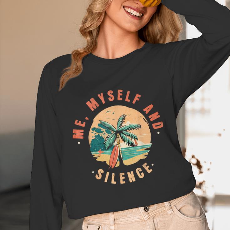 Introvert Relaxation Me Myself And Silence Summer Vacation Men Women Unisex Long Sleeve T-Shirt Introvert Relaxation Me Myself And Silence Summer Vacation Men Women Unisex Long Sleeve T-Shirt